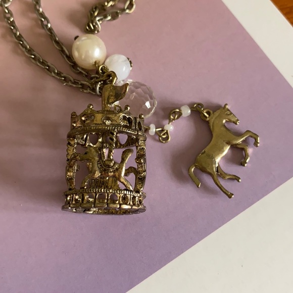 Vintage Style Merry-go-round Long Necklace - Picture 1 of 3